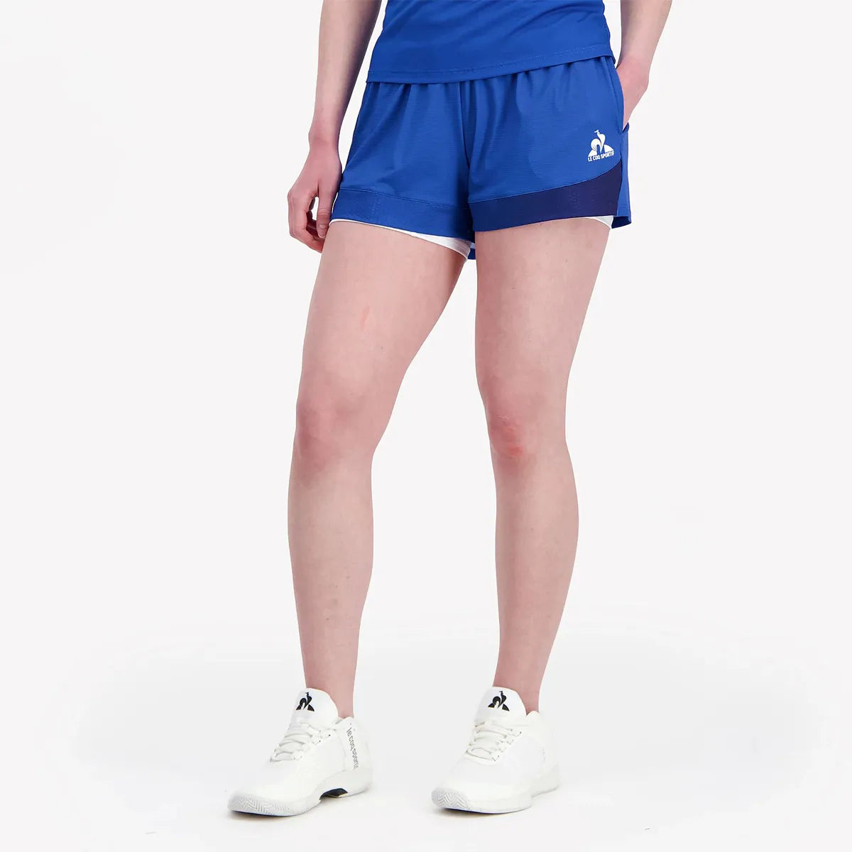 Short Le Coq Sportif Femme Tennis Pro Paris