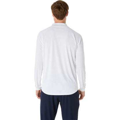 T-SHIRT ASICS COURT MANCHES LONGUES 1/4 ZIP