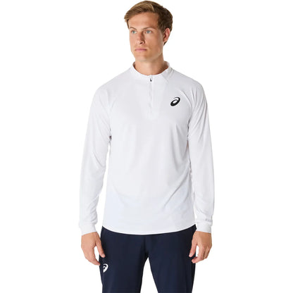 T-SHIRT ASICS COURT MANCHES LONGUES 1/4 ZIP